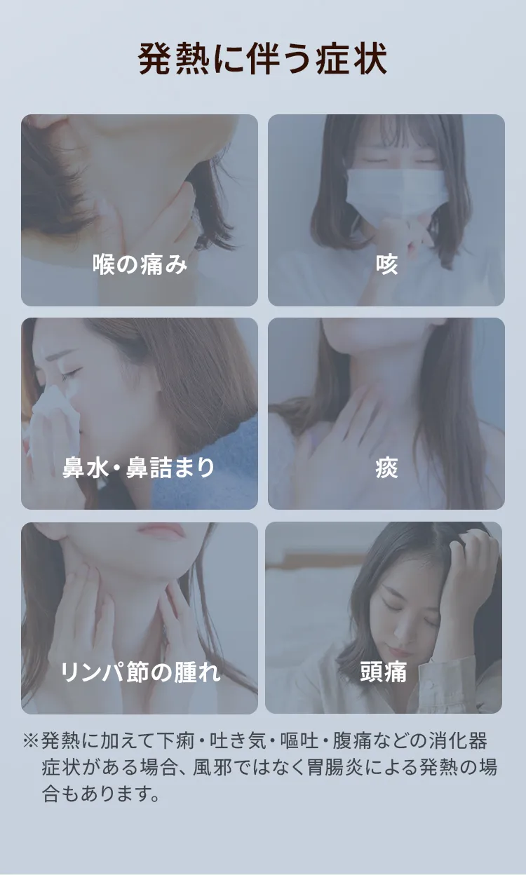 発熱に伴う症状